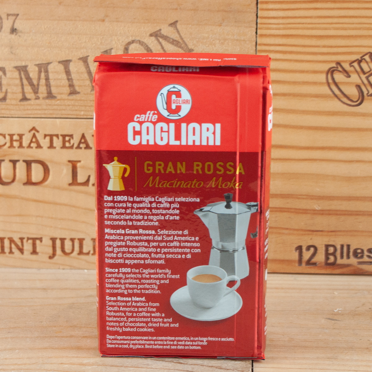 Espresso Gran Rossa grinded Caffé cagliari